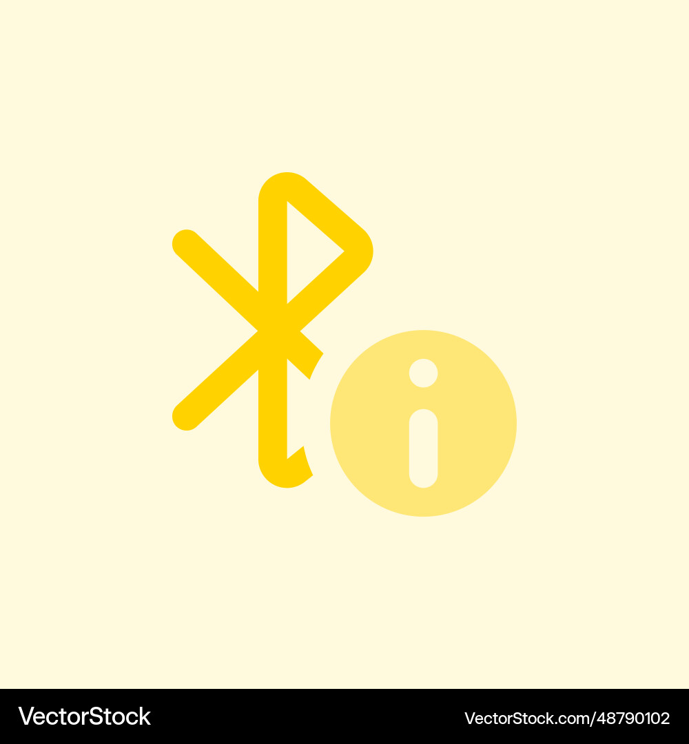 Using bluetooth for transferring details vector image