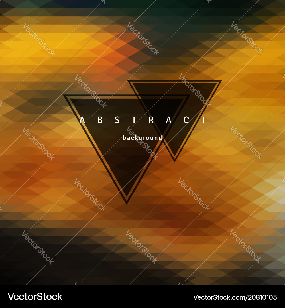 Abstract triangle background mosaic design Abstract triangle background mosaic design vector image