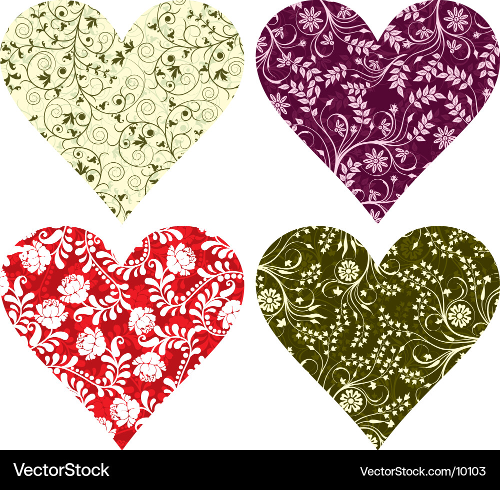 Botanical Swirls Pattern Vector Image