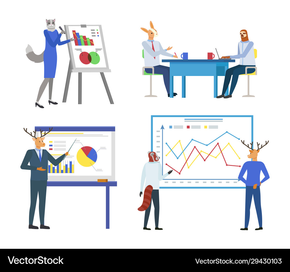 Infographics on whiteboard presentation seminar Infographics on whiteboard presentation seminar vector image