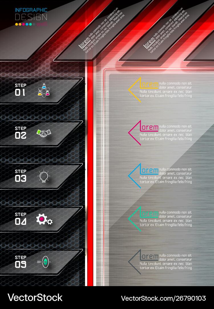 Label abstract infographics and website elements Label abstract infographics and website elements vector image