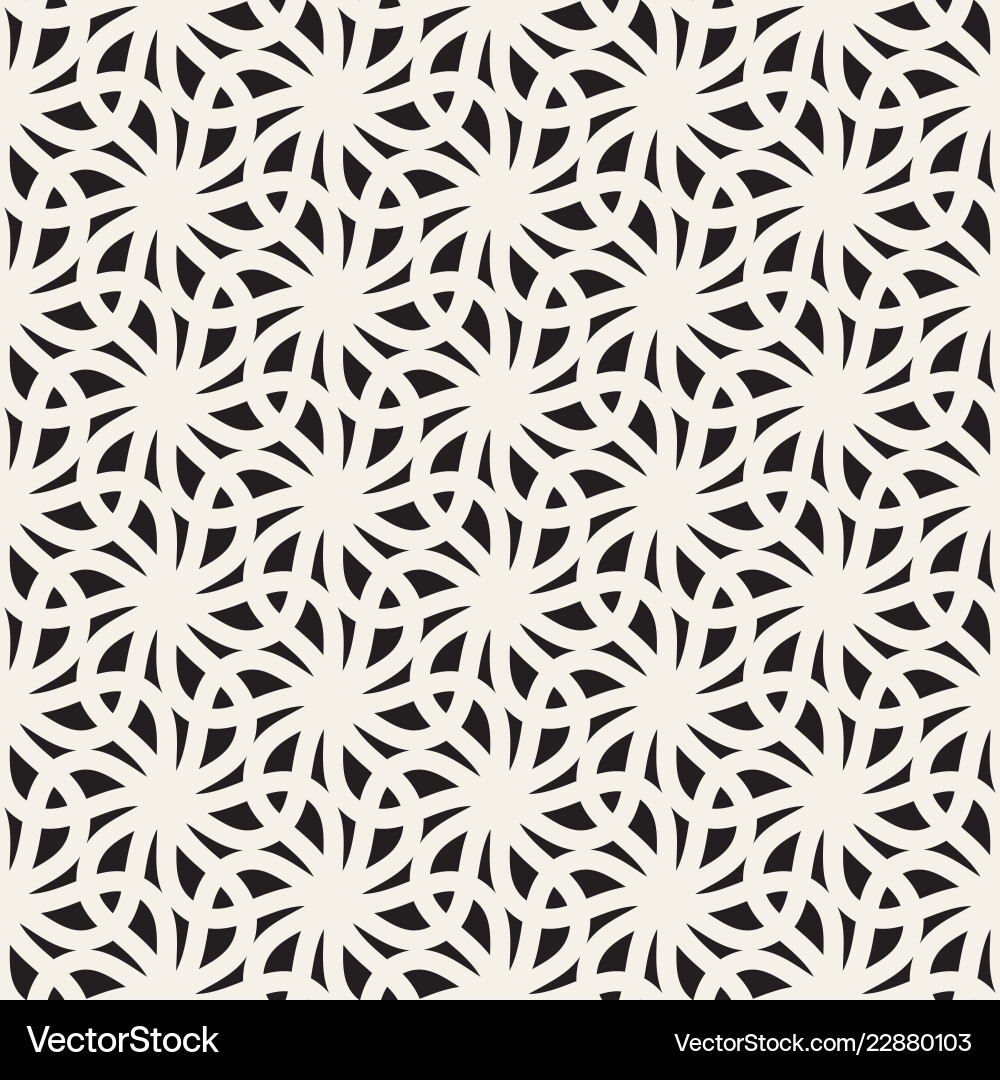 Modern Geometric Lattice Pattern vector image