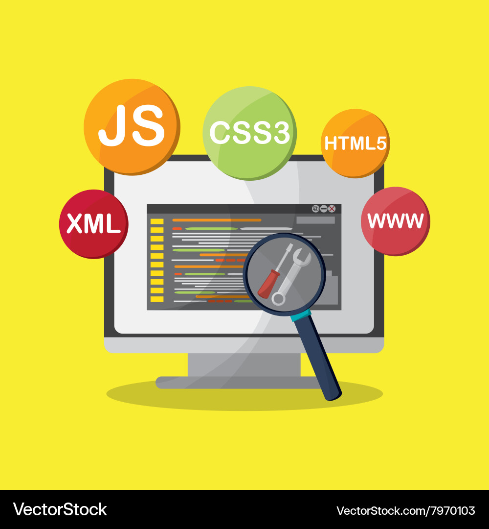 Responsive web design Vector Image