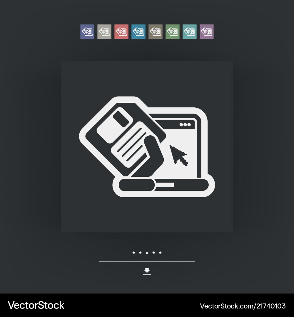 Saving data icon Saving data icon vector image