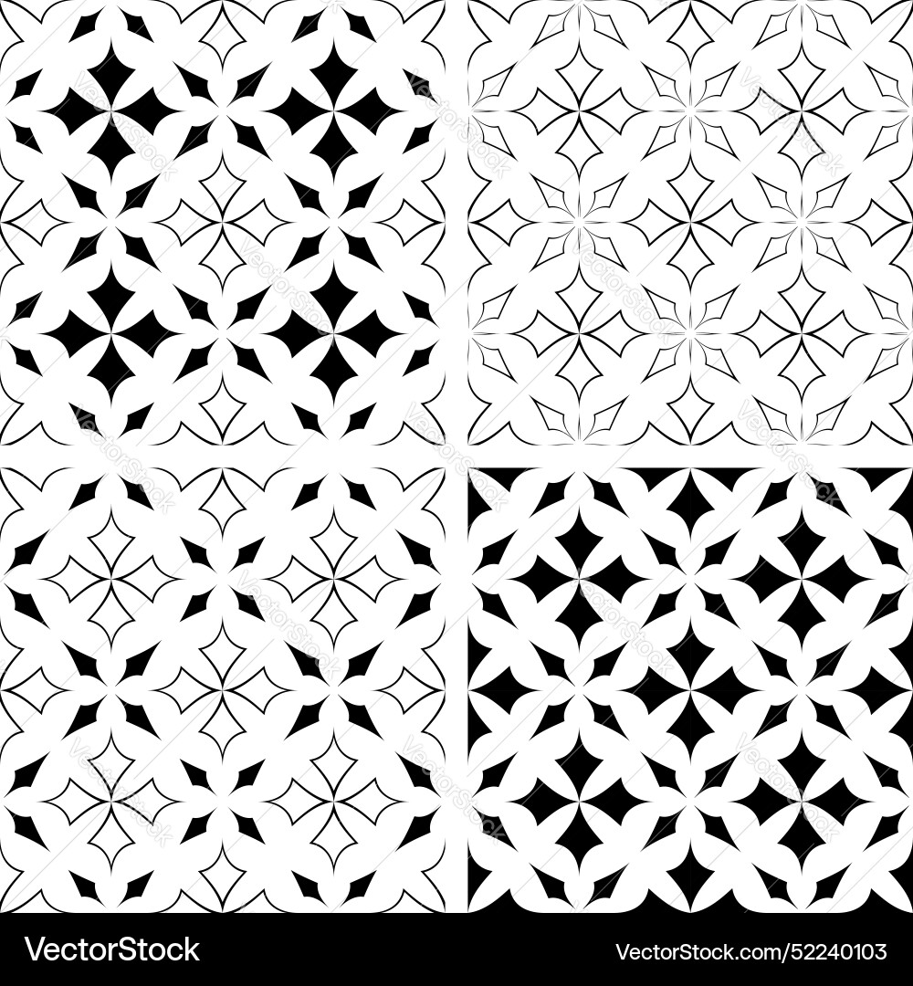 Seamless patterns set Seamless patterns set vector image