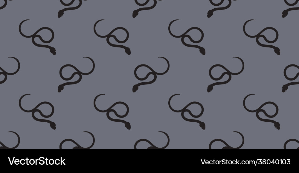 Snake repeat pattern design background Snake repeat pattern design background vector image