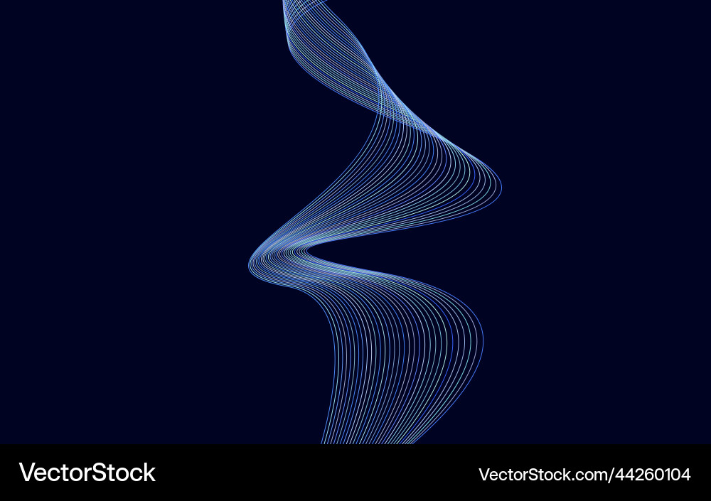 Abstract colorful lines color technology line Vector Image