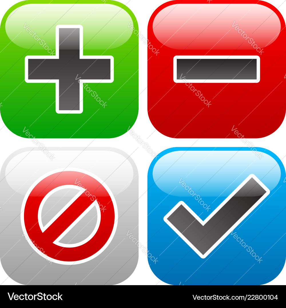 Add remove correct incorrect Add remove correct incorrect vector image