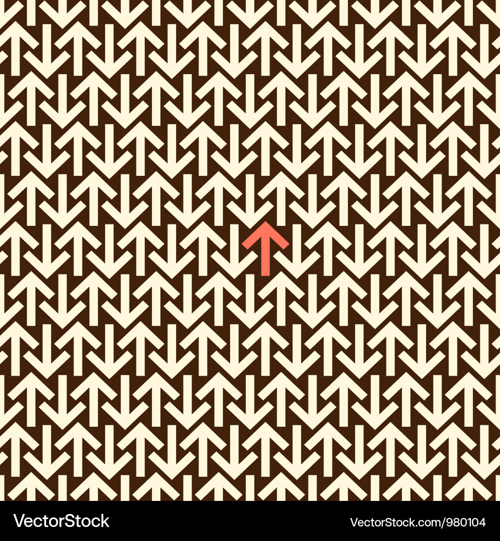 Arrow Pattern Background vector image