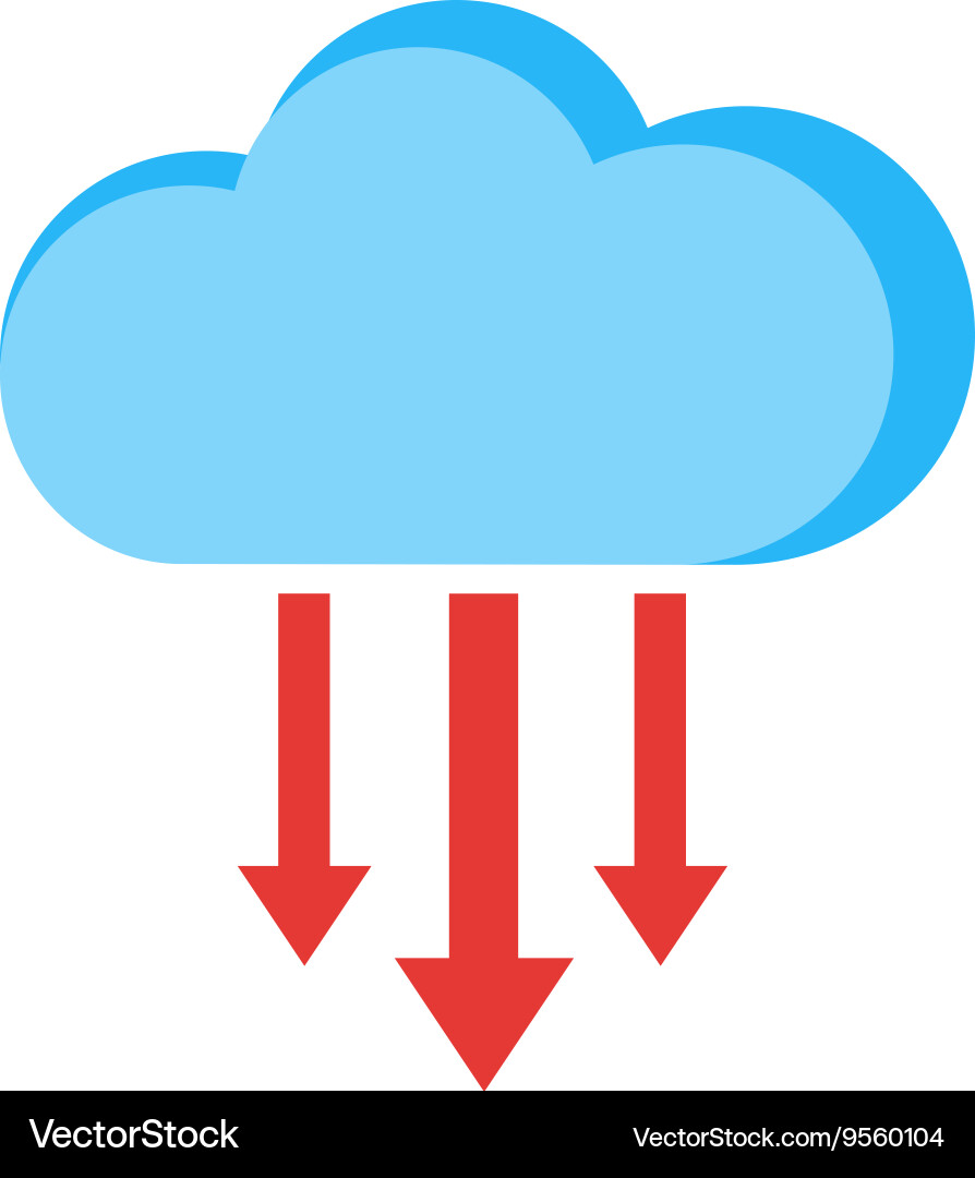 Cloud input Vector Image
