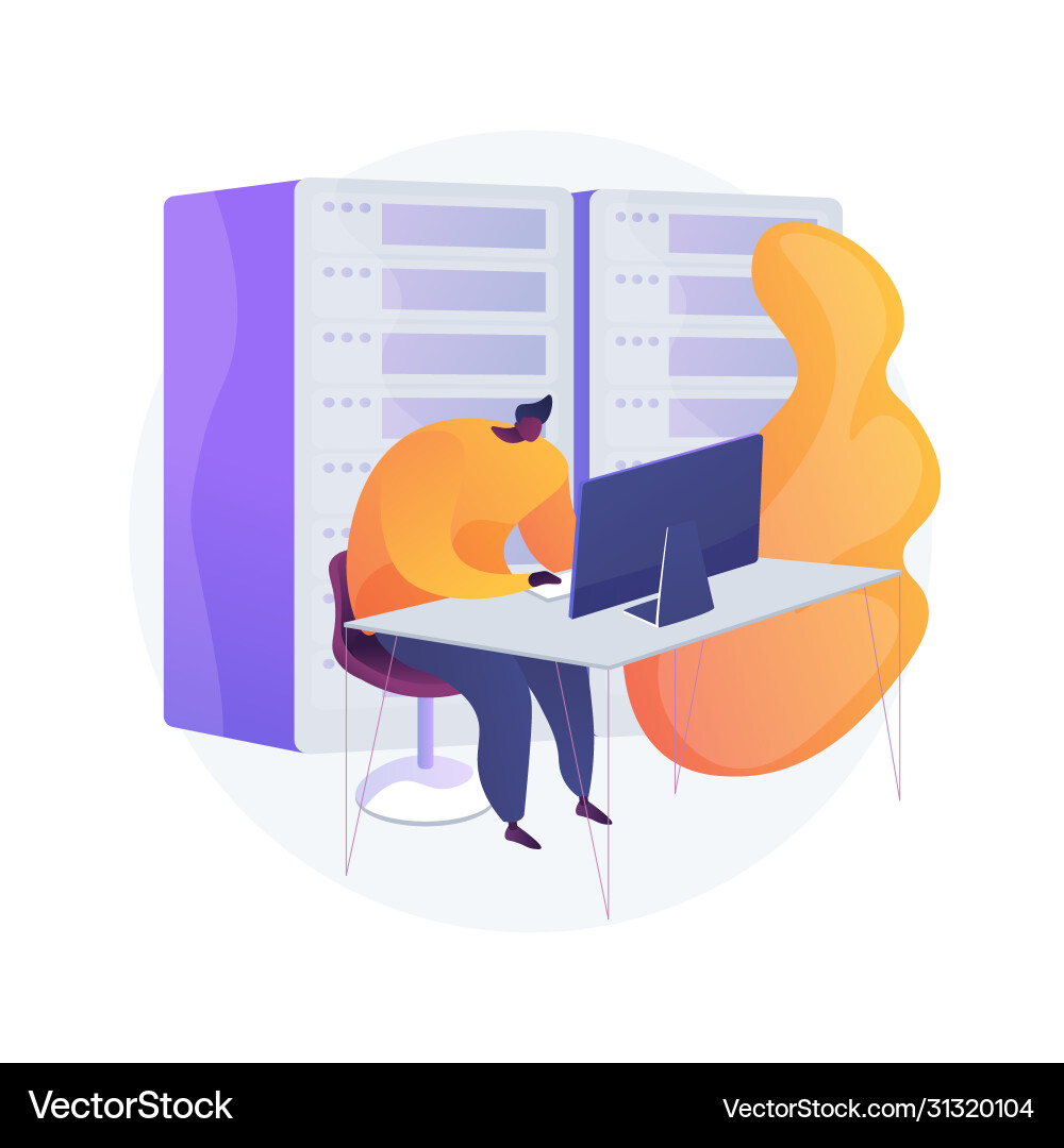 Datenbankzugriffskonzept Metapher Datenbankzugriffskonzept Metapher vektorbild