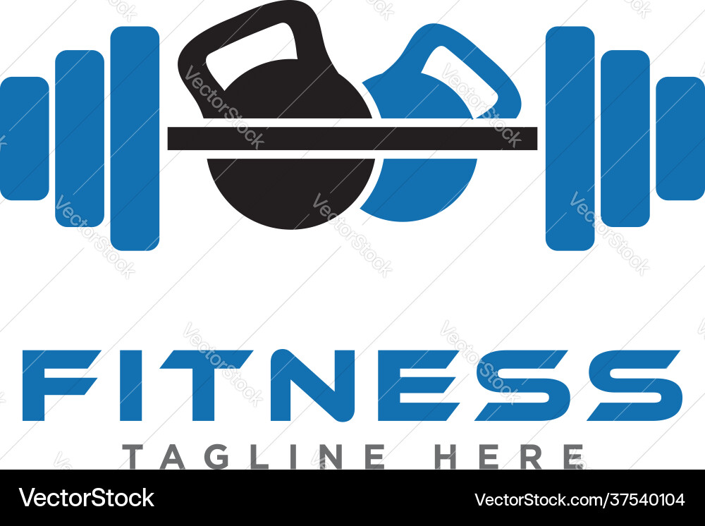 Fitness und Fitness-Logo-Design Fitness und Fitness-Logo-Design vektorbild