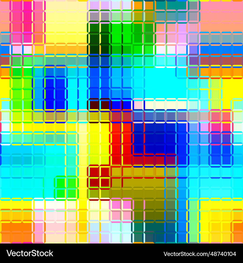 Geometric abstract pattern in low poly style vector image
