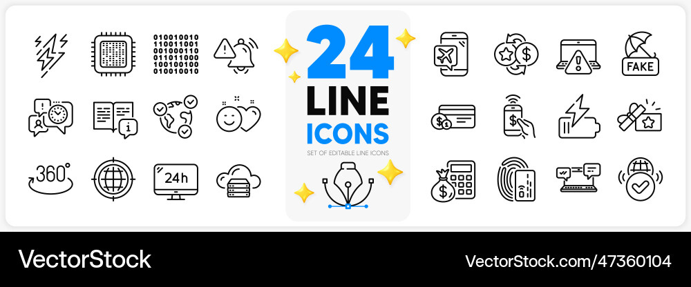 Icons Menge Zeitmanagement binäre Code Icons Menge Zeitmanagement binäre Code vektorbild