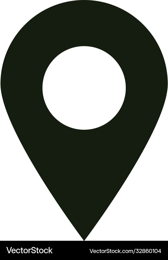 Mobile Anwendung gps Navigation Pointer Web vektorbild