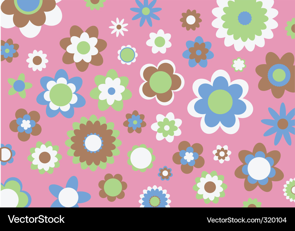 Retro abstract pattern vector image