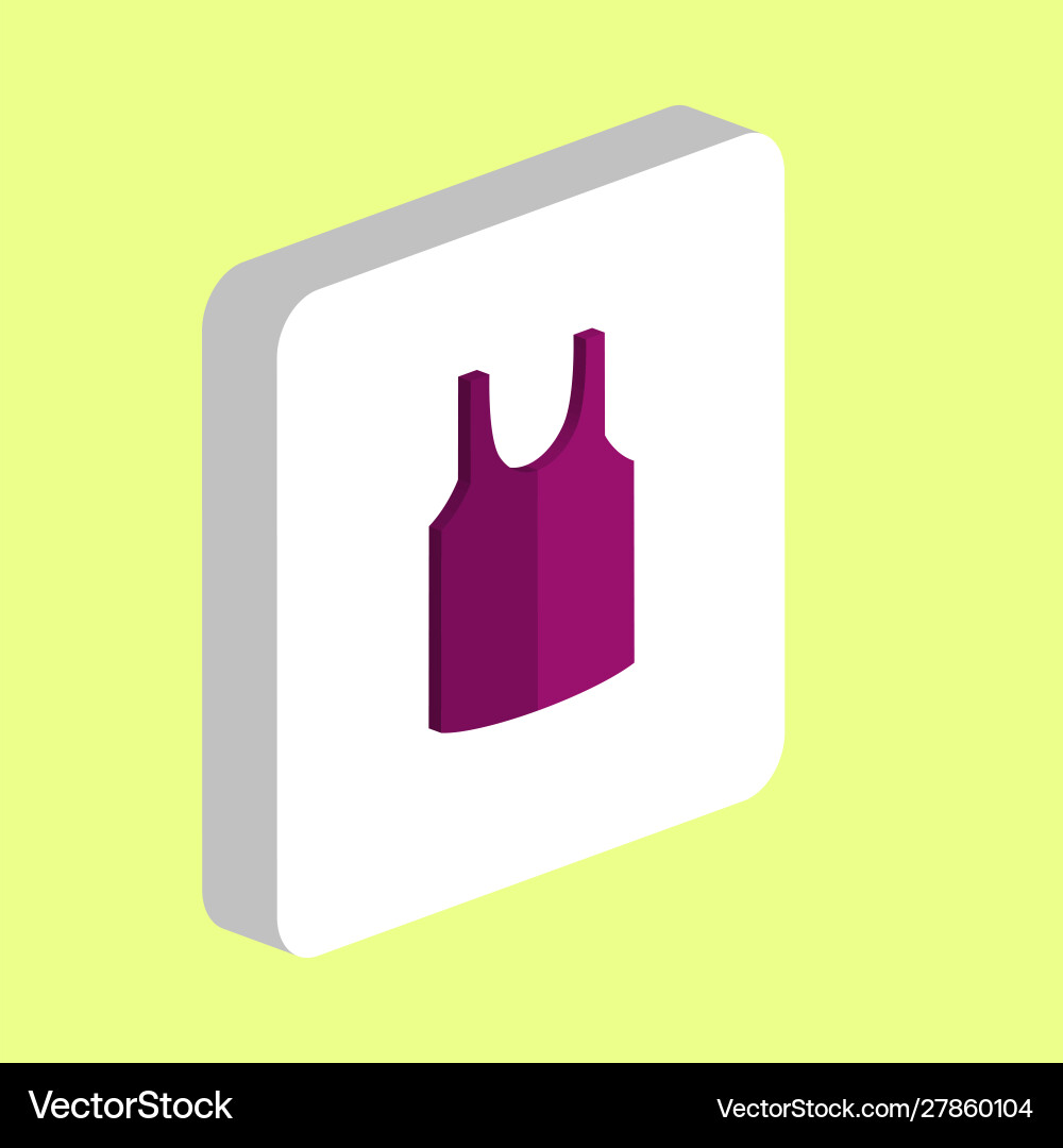 Singlet computer symbol Singlet computer symbol Vector Image