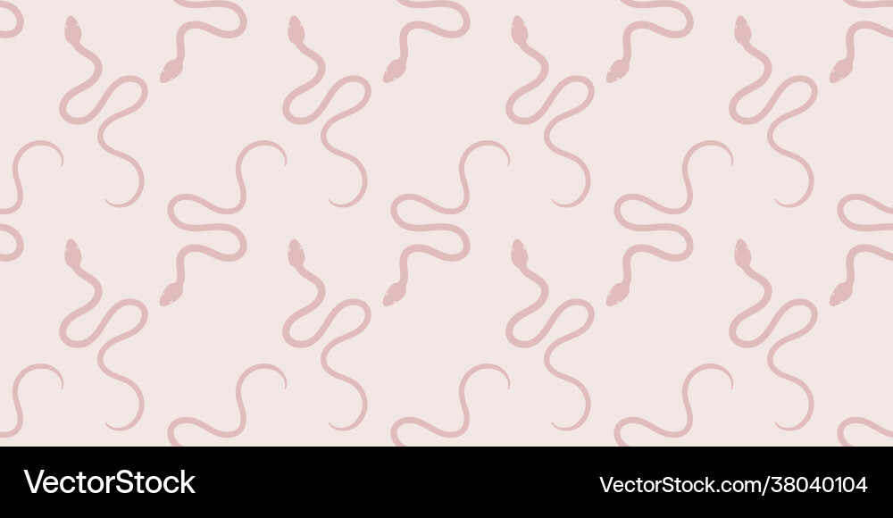 Snake repeat pattern design background Snake repeat pattern design background vector image