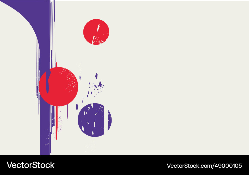 Abstract colorful background with circles and copy Vector Image