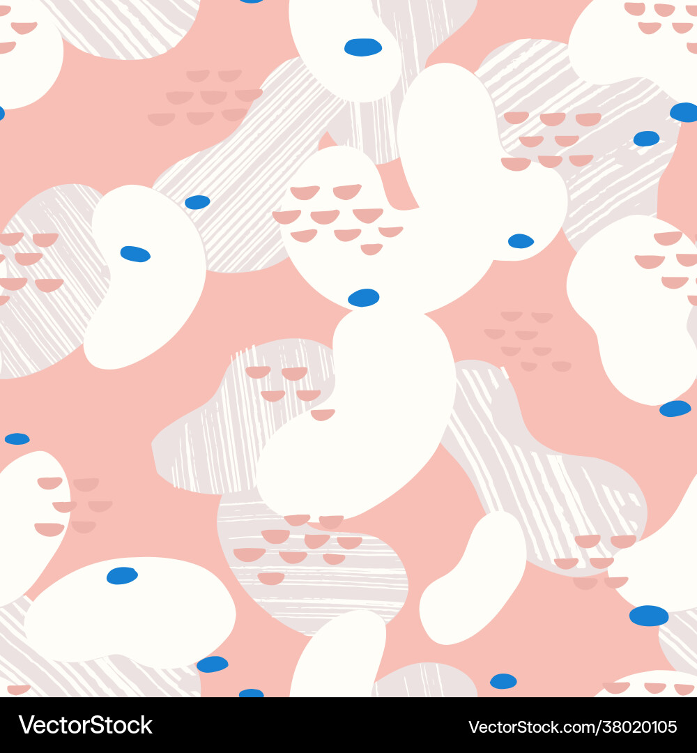 Abstract shape modern seamless pattern Abstract shape modern seamless pattern Vector Image