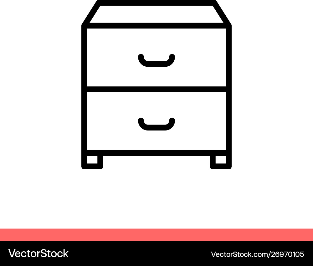 Drawer icon for web or mobile app Drawer icon for web or mobile app Vector Image