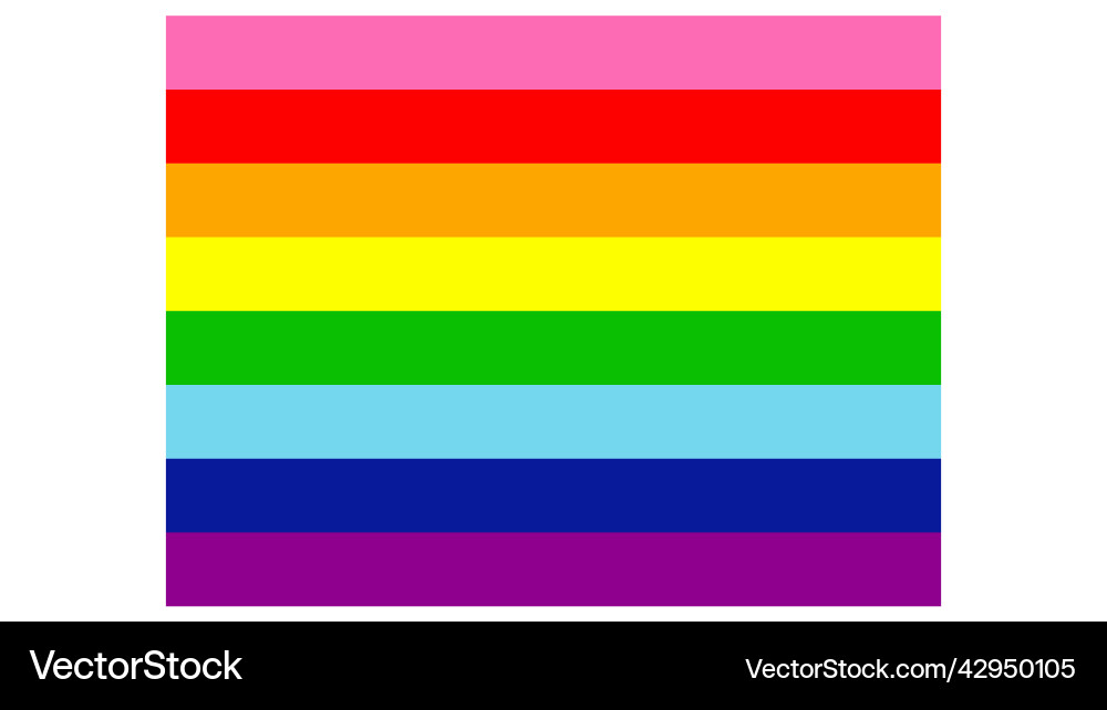 Gilbert Bäcker Stolz Flagge Standard Proportionen Gilbert Bäcker Stolz Flagge Standard Proportionen vektorbild