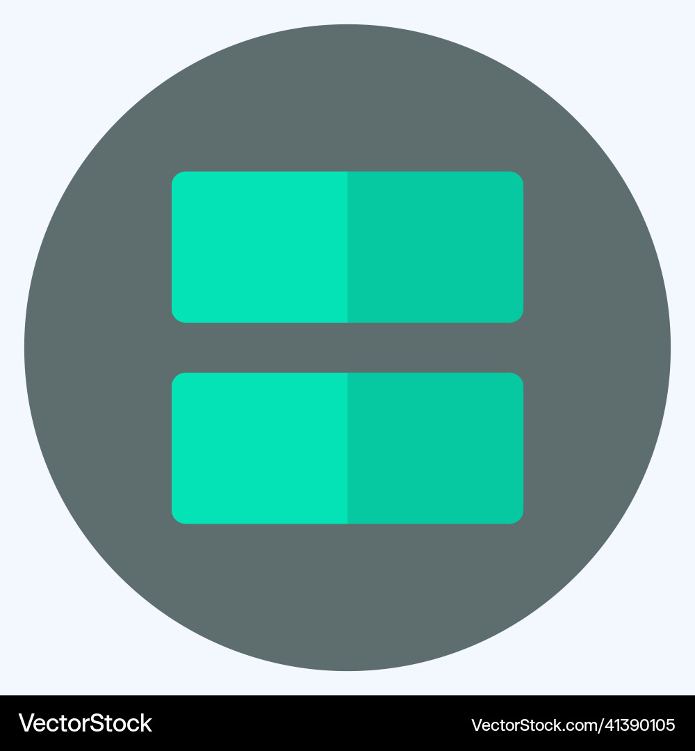 Icon view array - flat style simple editable Icon view array - flat style simple editable vector image