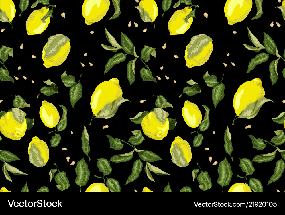 Seamless pattern on black background Seamless pattern on black background vector image
