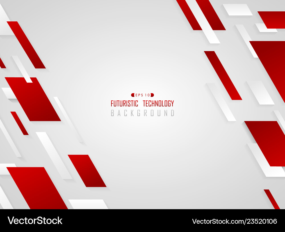 Abstract gradient red geometric technology stripe Abstract gradient red geometric technology stripe vector image