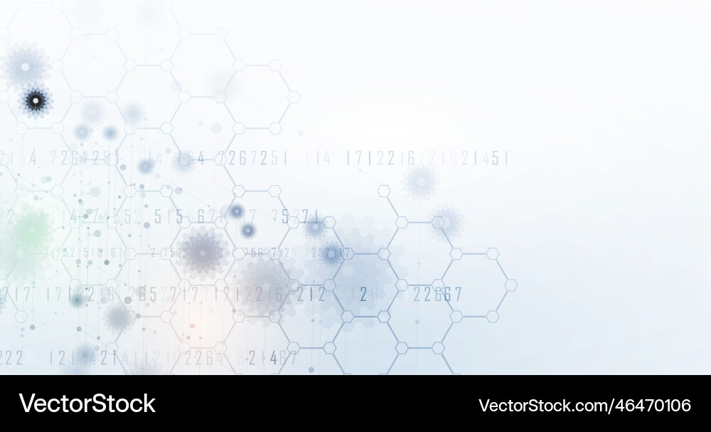 Abstract technology particle virtual molecule Abstract technology particle virtual molecule vector image