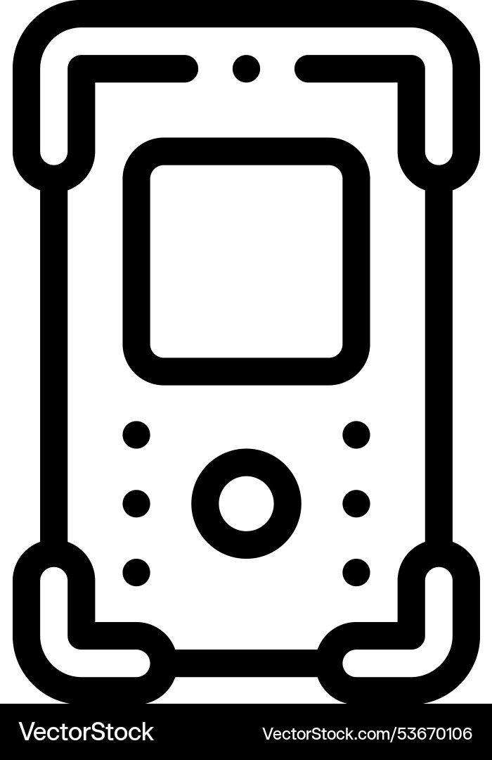 Blickfeld Symbol dünne lineare Stil Design Blickfeld Symbol dünne lineare Stil Design vektorbild
