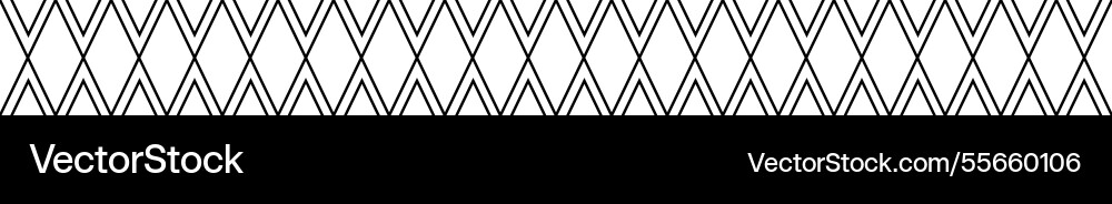 Border frame icon divider horizontal line shape Vector Image