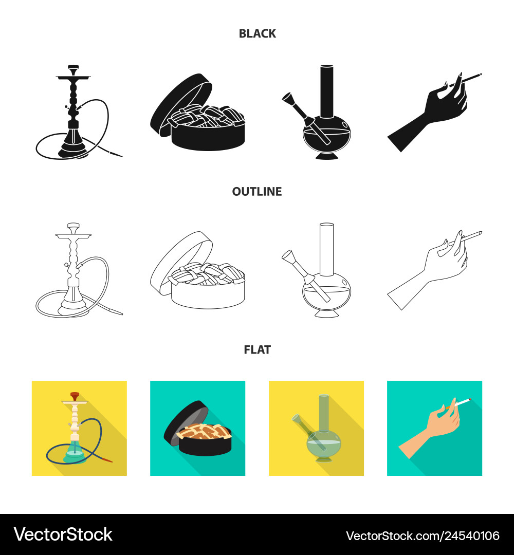 Design of refuse and stop icon set Vector Image
