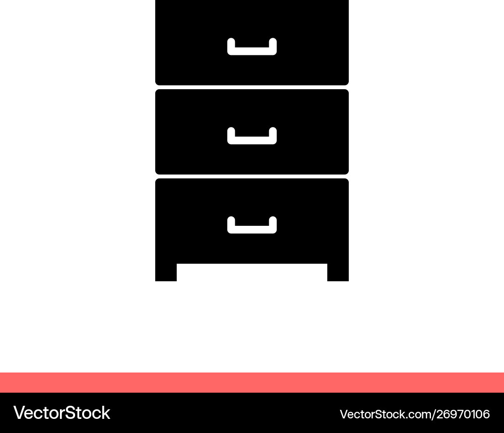 Drawer icon for web or mobile app Drawer icon for web or mobile app vector image