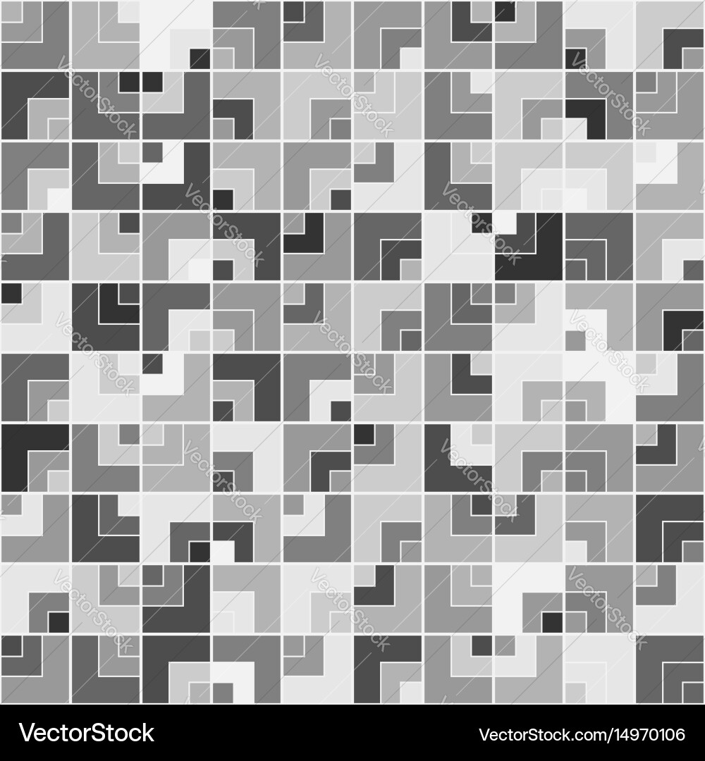 Geometric Squares Pattern Vector Image
