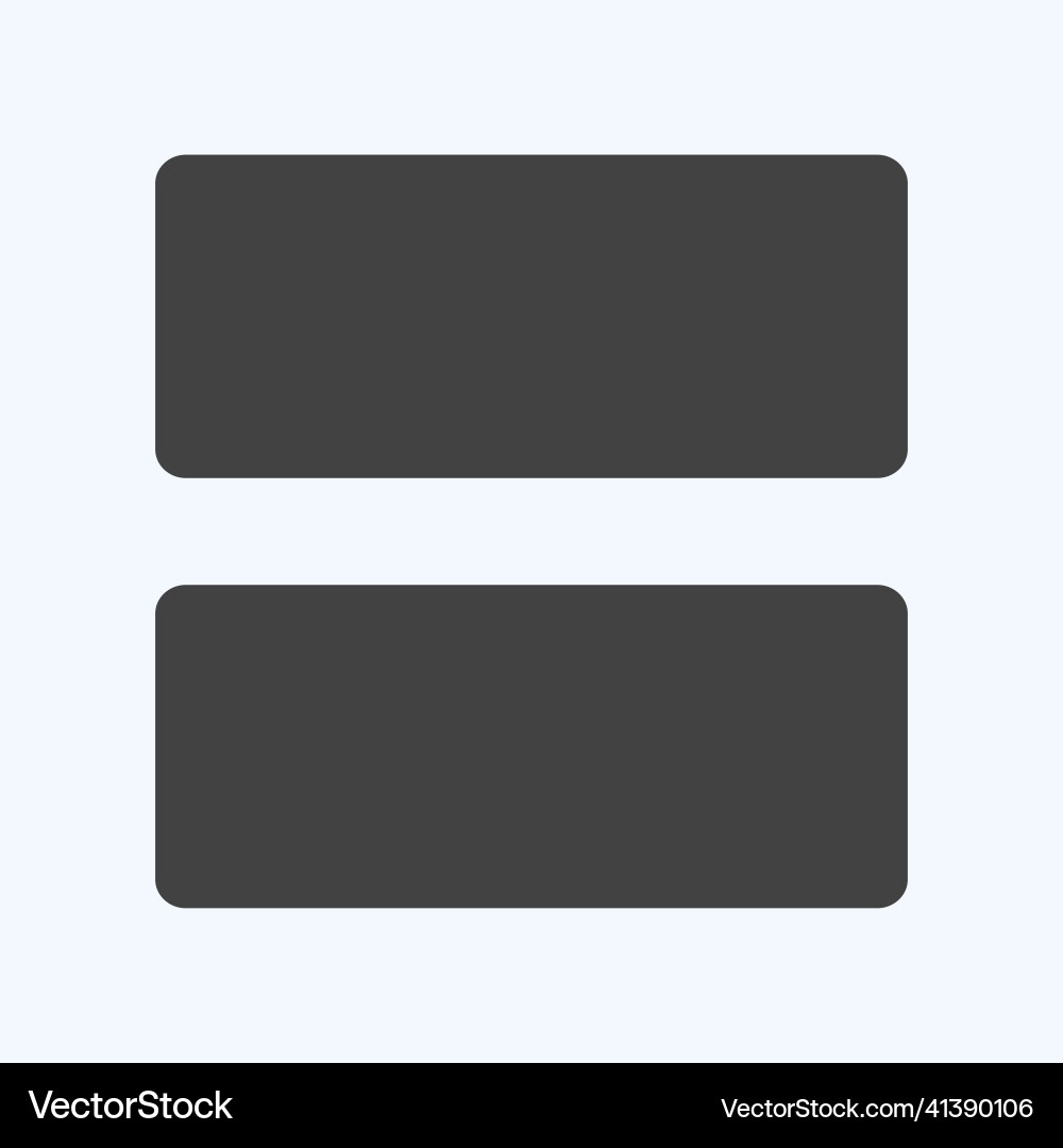 Icon view array - glyph style simple editable Icon view array - glyph style simple editable vector image