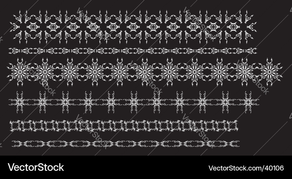 Interlocking Chain Links vector image