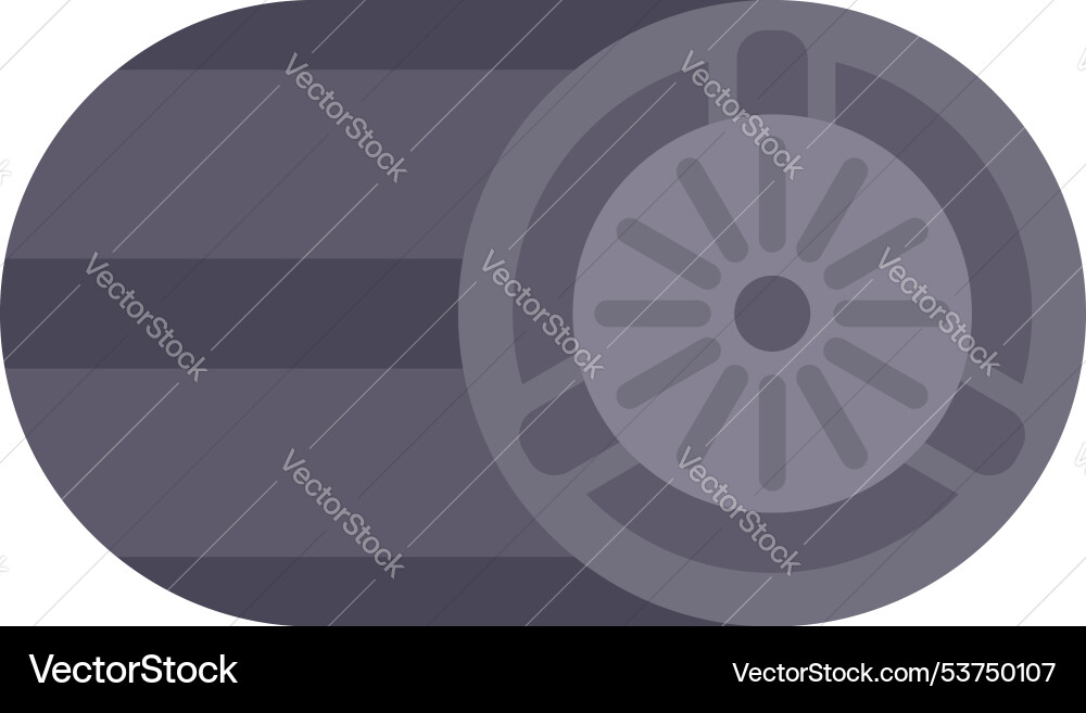 Electric engine showing rotor stator winding power