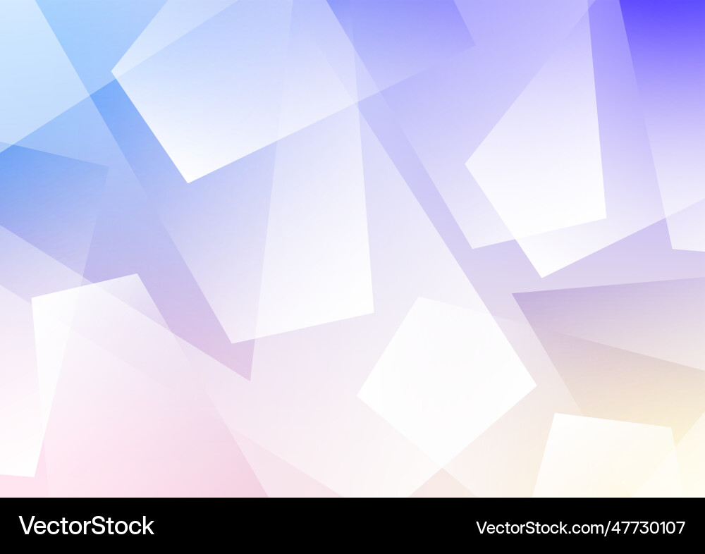 Geometric crystal gradient layer presentation Vector Image