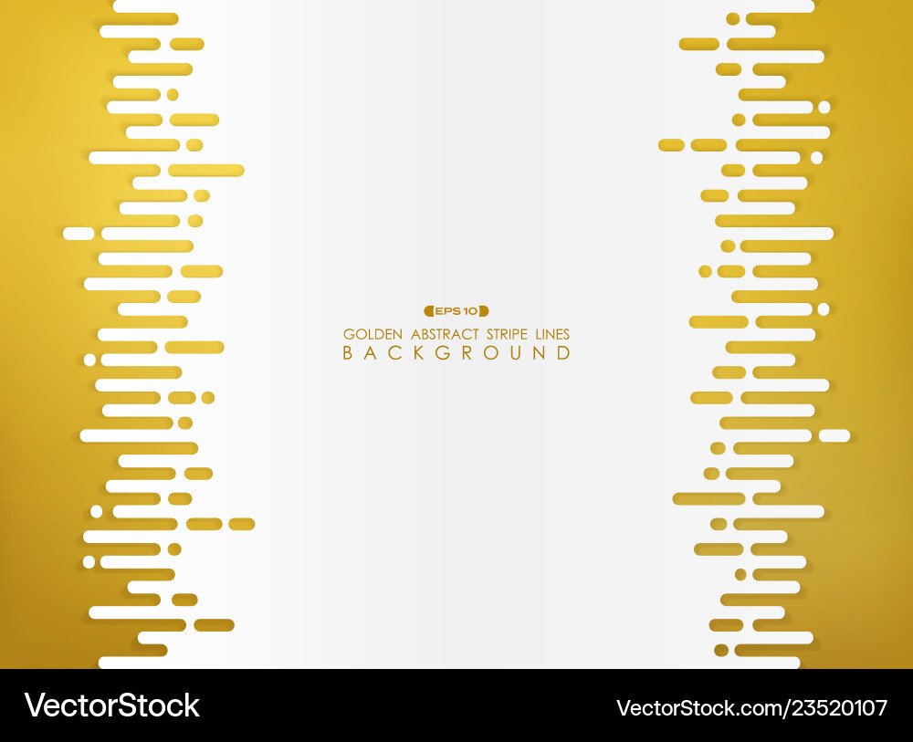 Golden abstraction of stripe line with white Golden abstraction of stripe line with white vector image