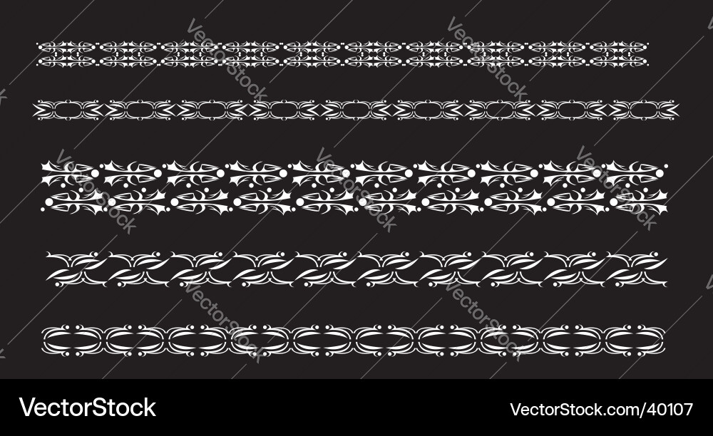 Interlocking Chain Links vector image
