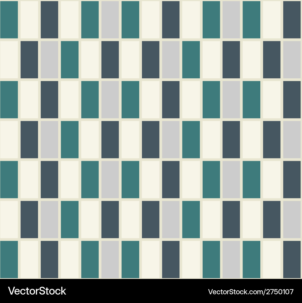 Modern Gray and White Geometric Tile Pattern Vector Image