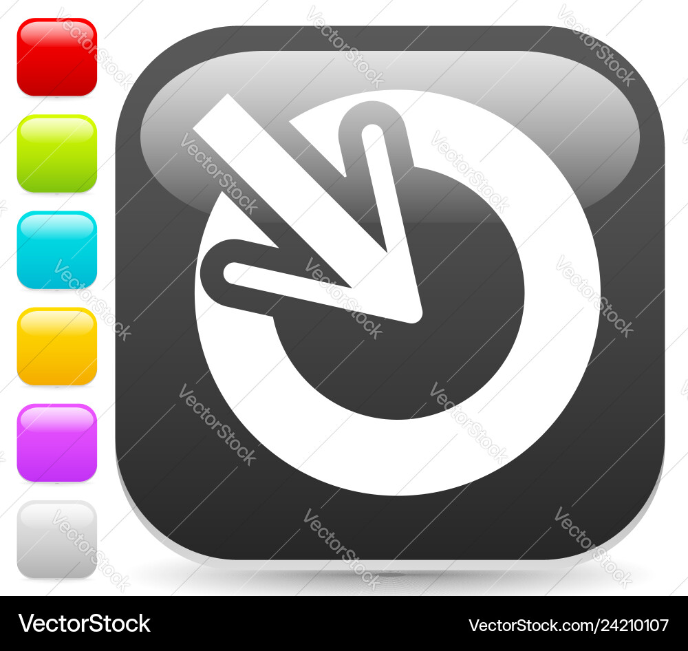 Position accuracy alignment concept icon cursor Position accuracy alignment concept icon cursor vector image