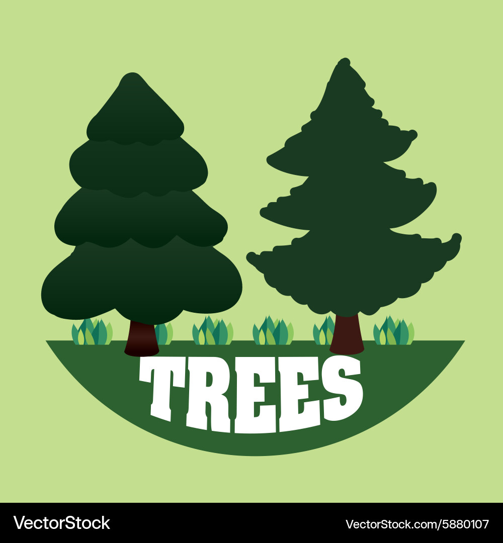 Tree design vector image