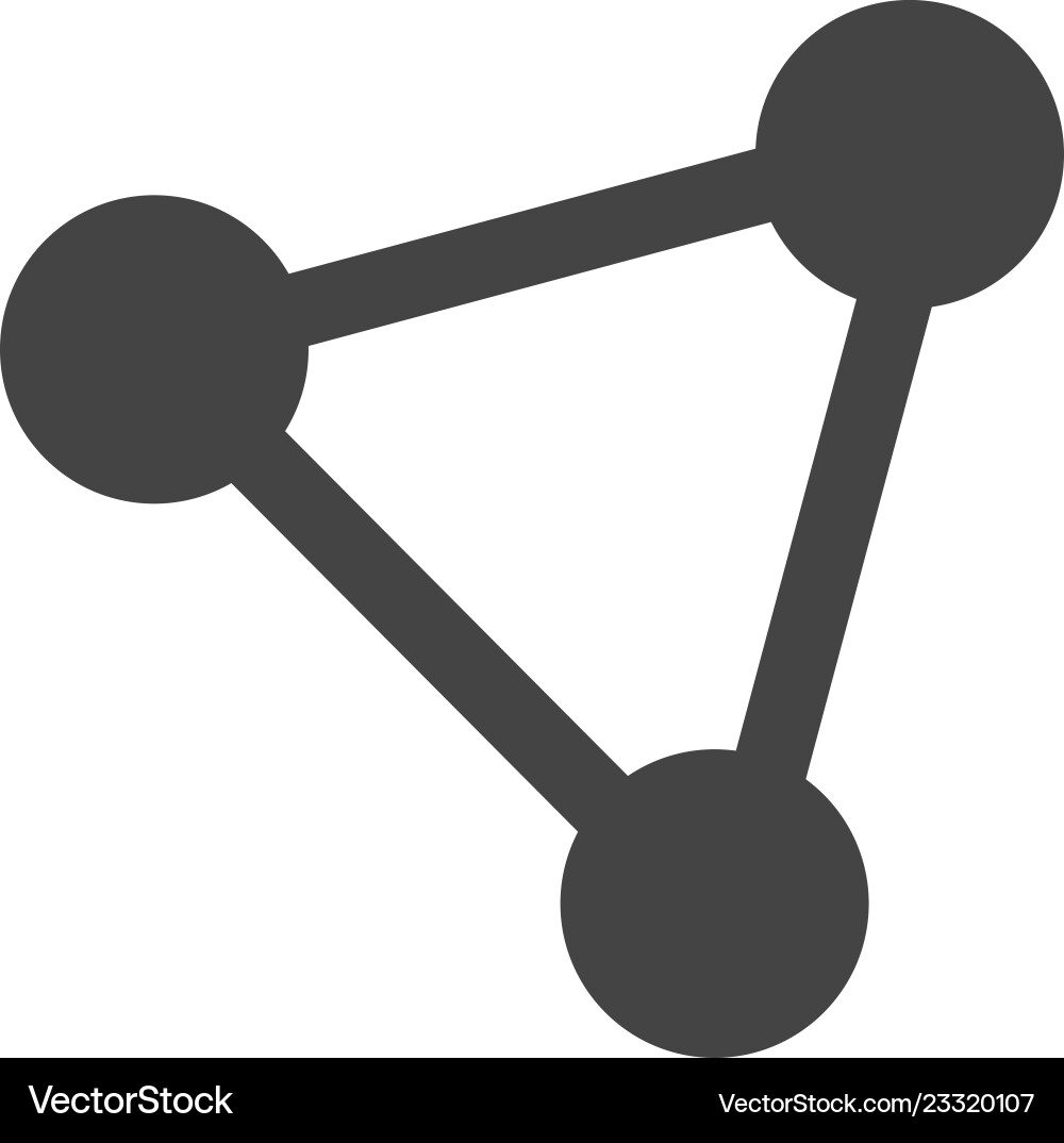 Triangle mesh icon Triangle mesh icon vector image