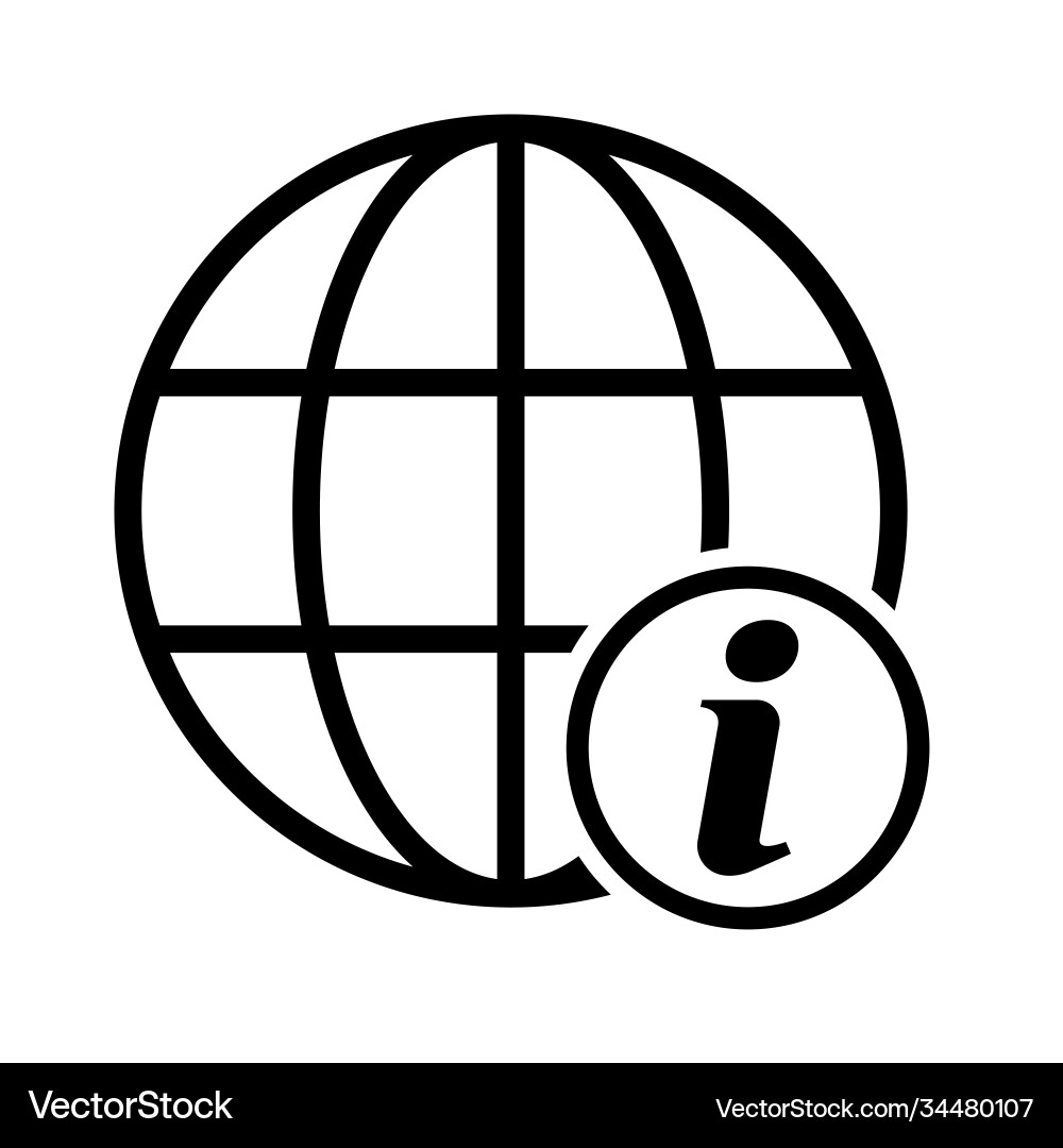 Www world wide web site symbol internet map icon Www world wide web site symbol internet map icon vector image