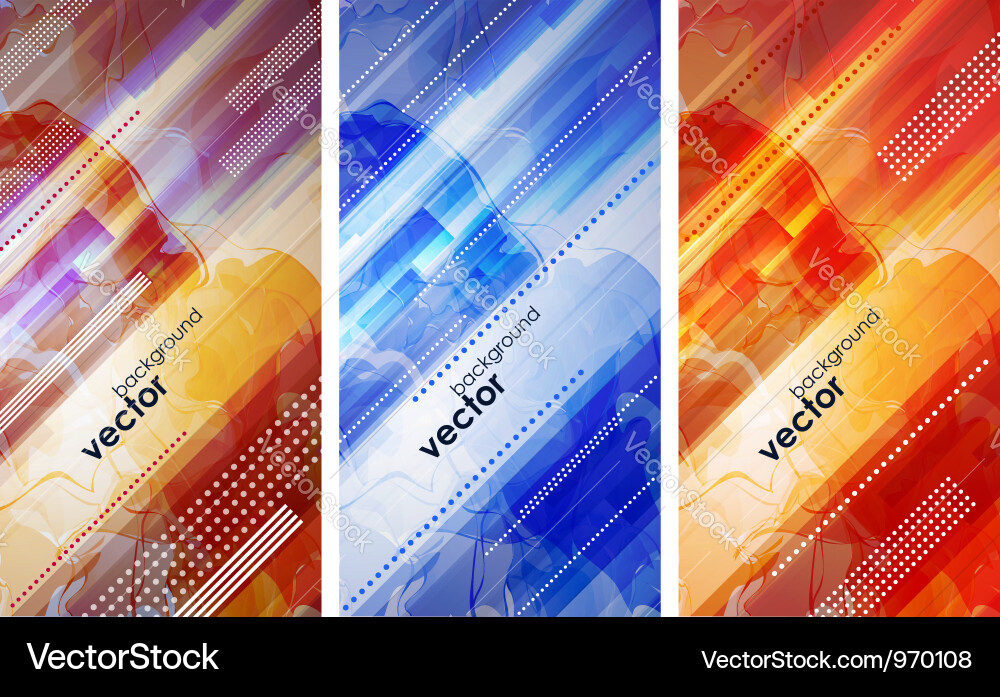 Abstract Background Set vector image