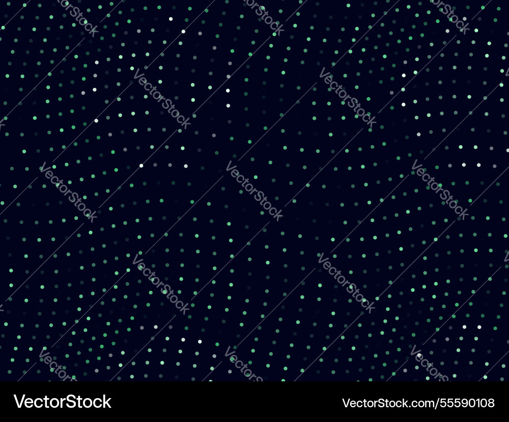 Abstract green dotted pattern on dark background Abstract green dotted pattern on dark background Vector Image