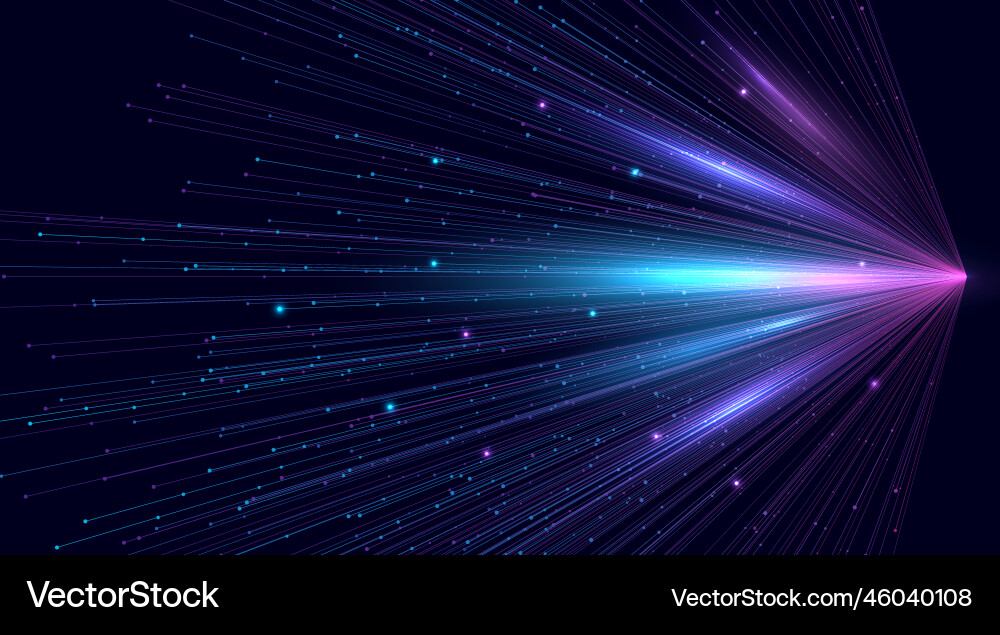 Abstract of big data moving light lines Abstract of big data moving light lines vector image