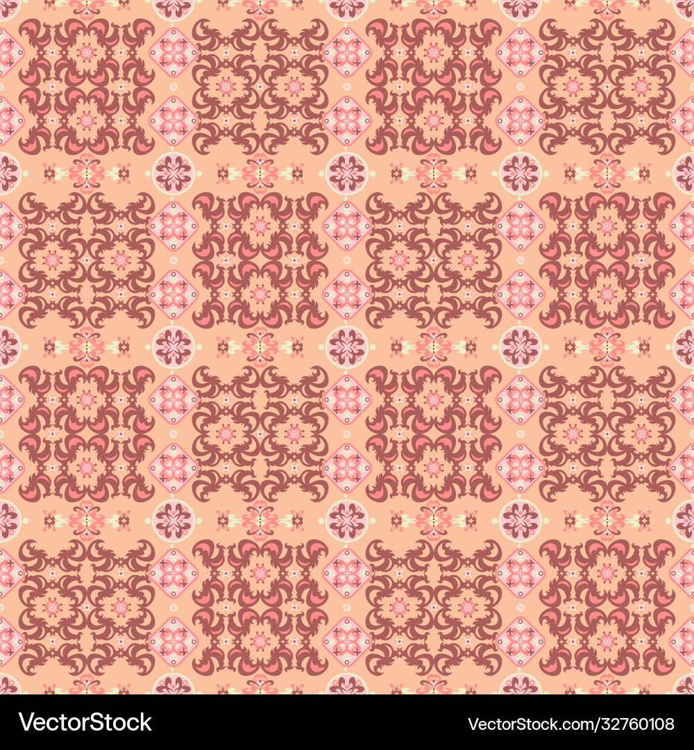 Abstract ornamental patch seamless pattern Abstract ornamental patch seamless pattern vector image